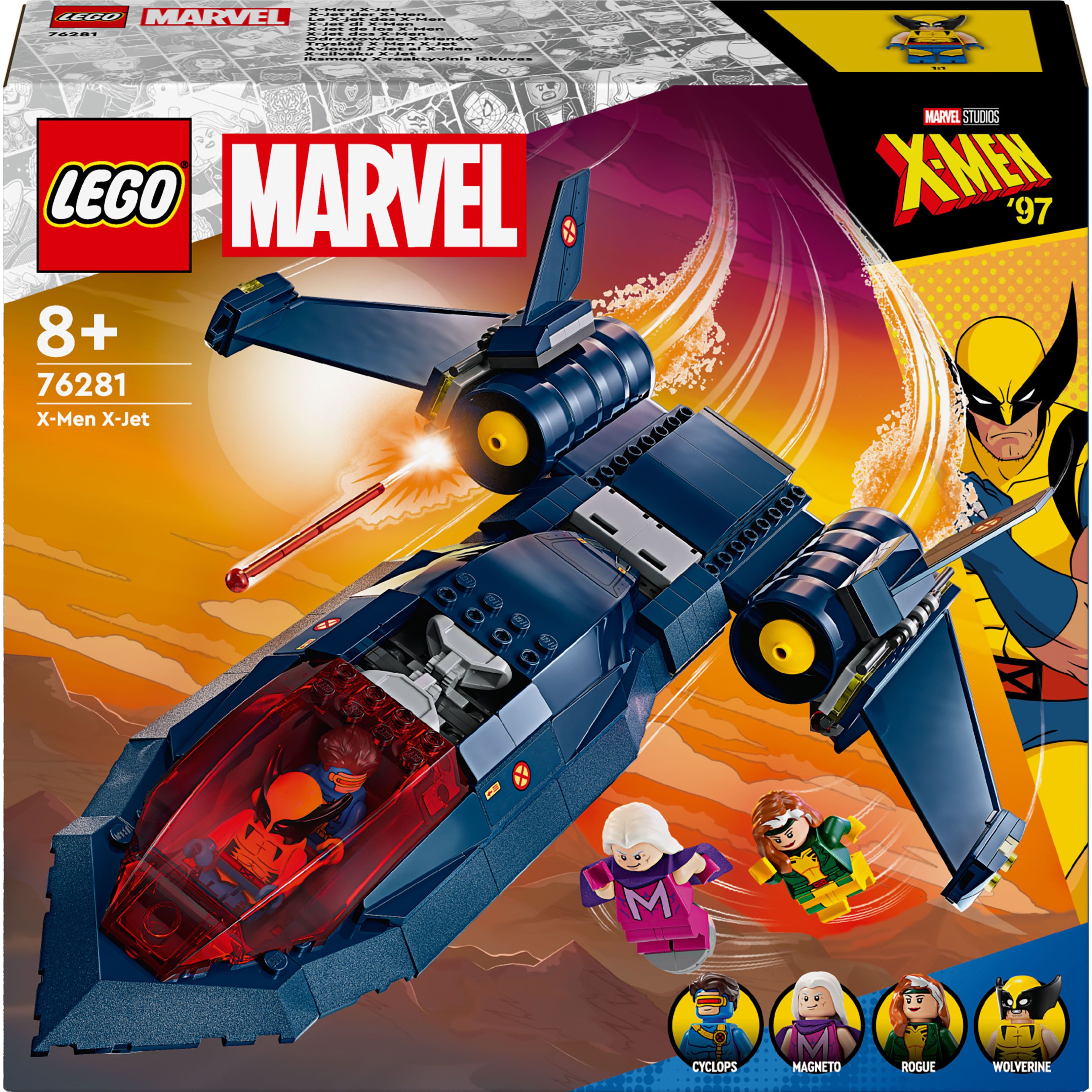 Конструктор LEGO Super Heroes Marvel X-Jet Людей Ікс 359 деталі (76281) - фото 1