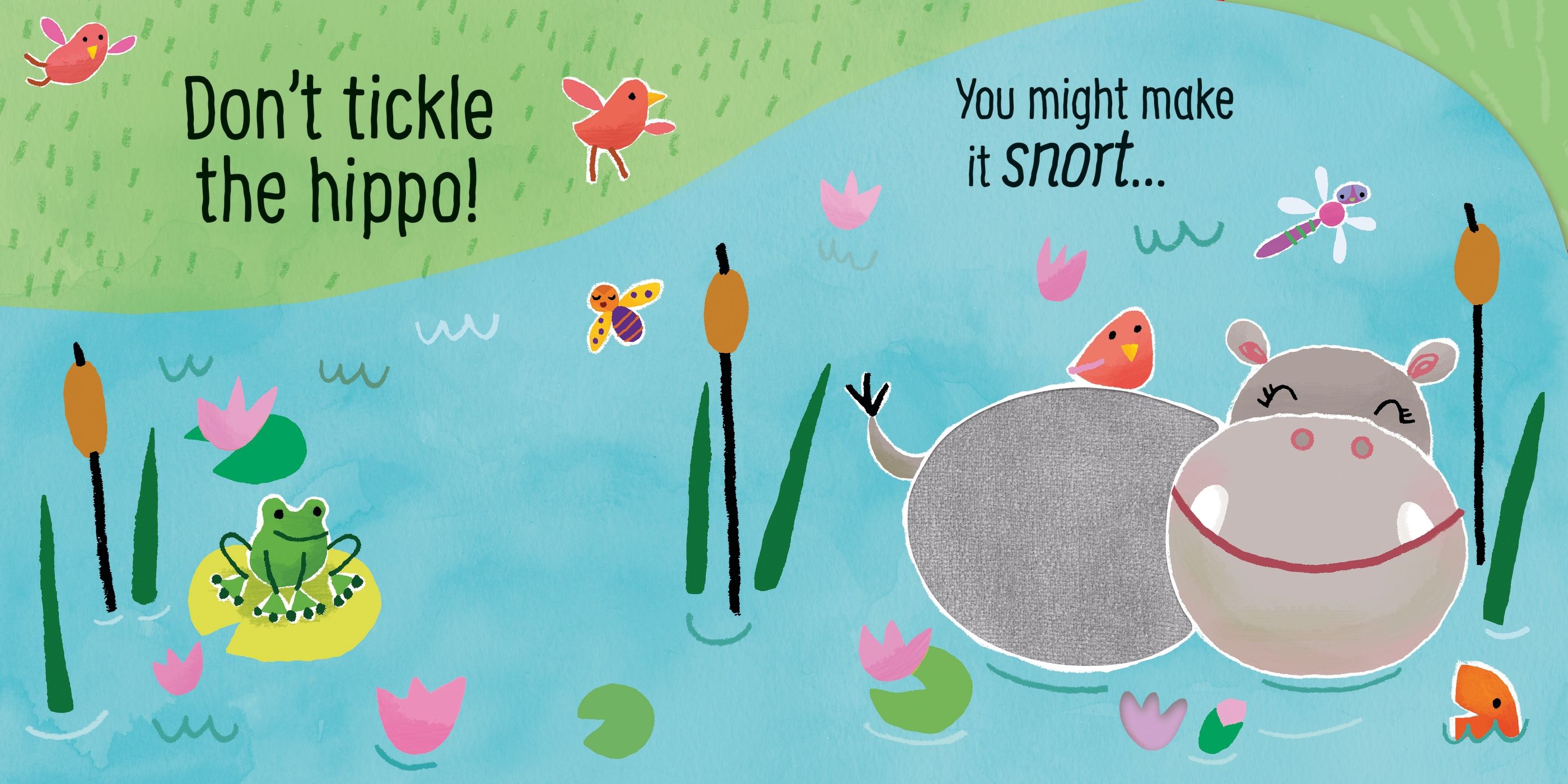 Интерактивная книга Don't Tickle the Hippo! - Sam Taplin, англ. язык (9781474968713) - фото 2