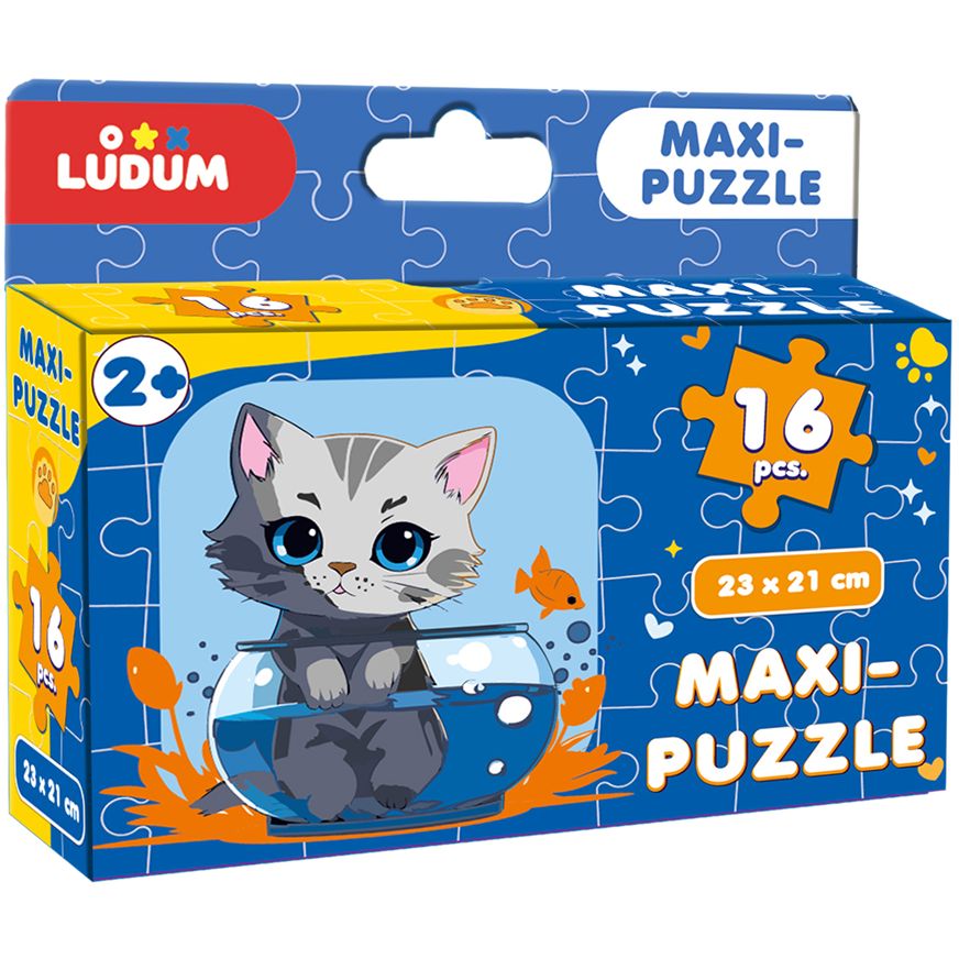 Игра настольная Ludum Пазл Котик 1 макси-пазл (ME5032-02) - фото 1