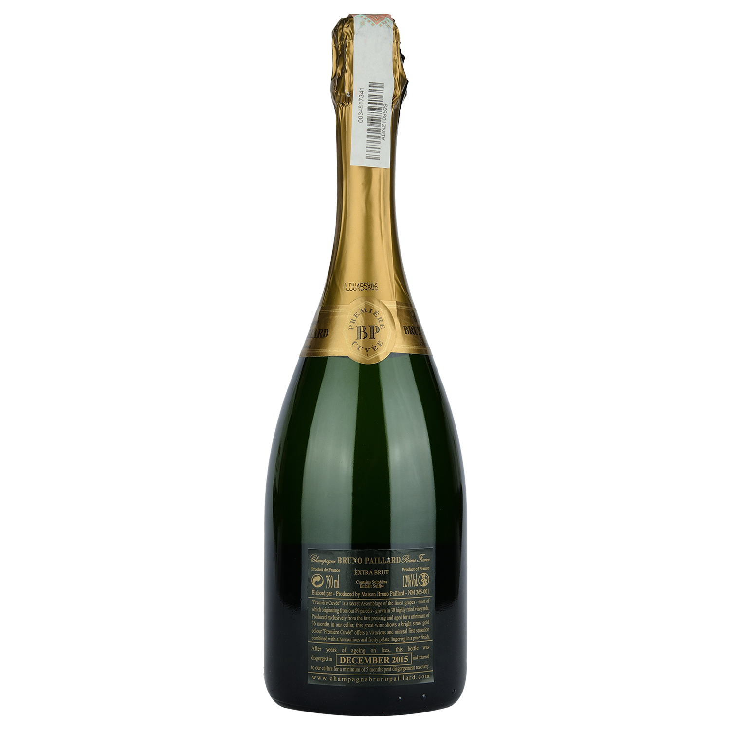 Шампанське Bruno Paillard Premiere Cuve Brut Champagne Collection Old Degorgements, gift set, біле, екстра-брют, 3,75 л (5 шт. 0,75 л) (Q7915) - фото 8