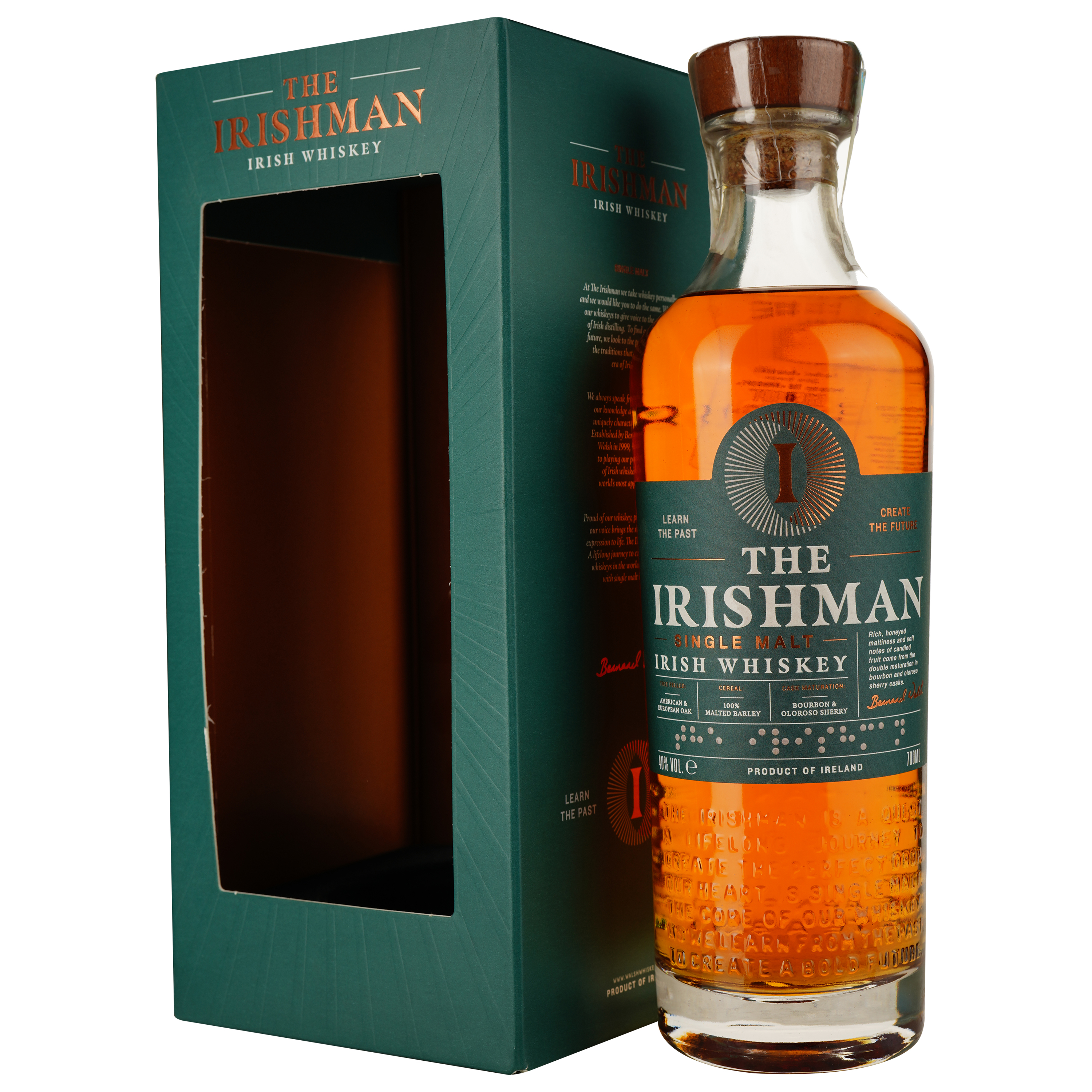 Виски The Irishman Single Malt Irish Whiskey, 40%, 0,7 л - фото 1