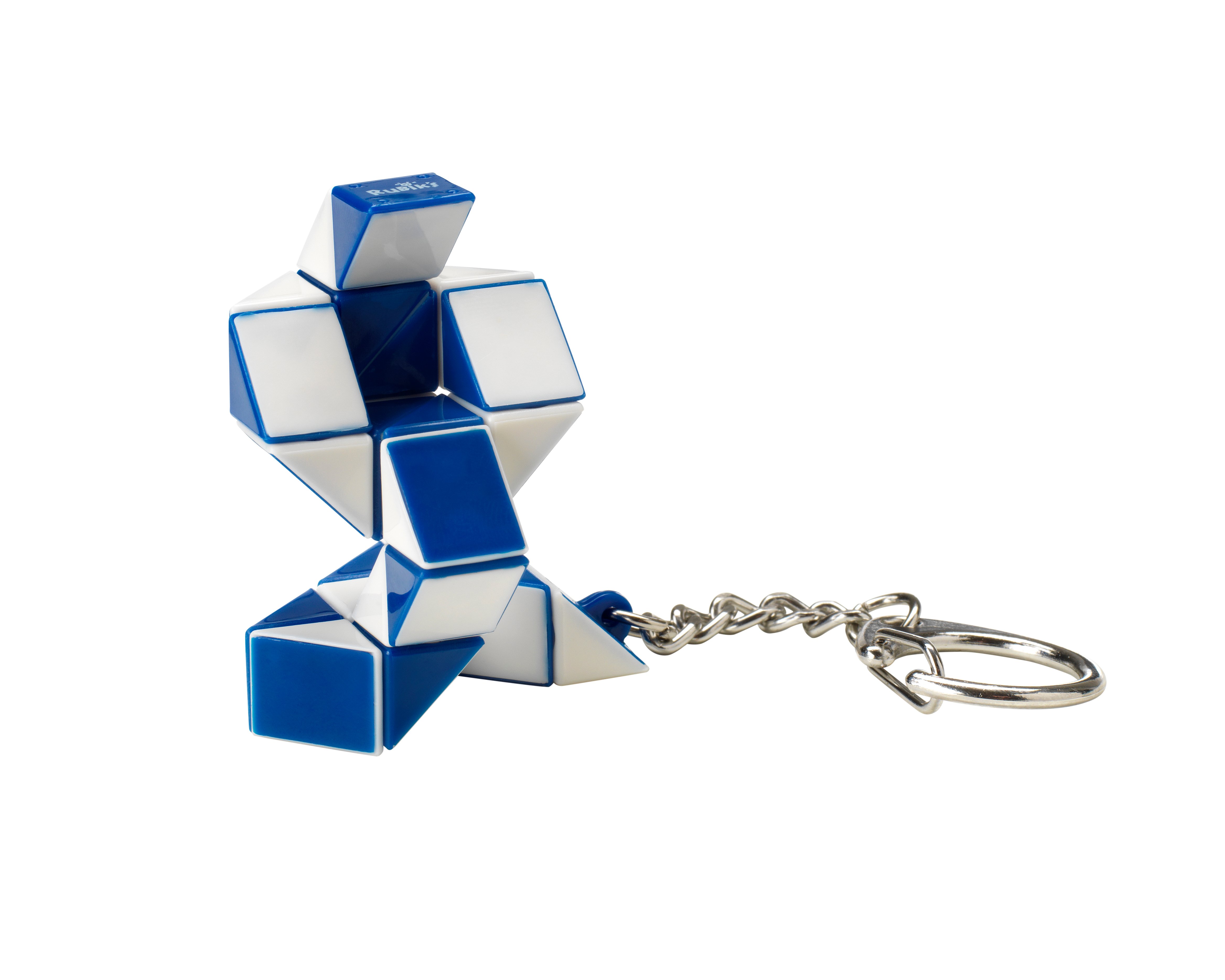 Міні-головоломка Rubik's Змійка, білий з блакитним (RK-000146) - фото 2