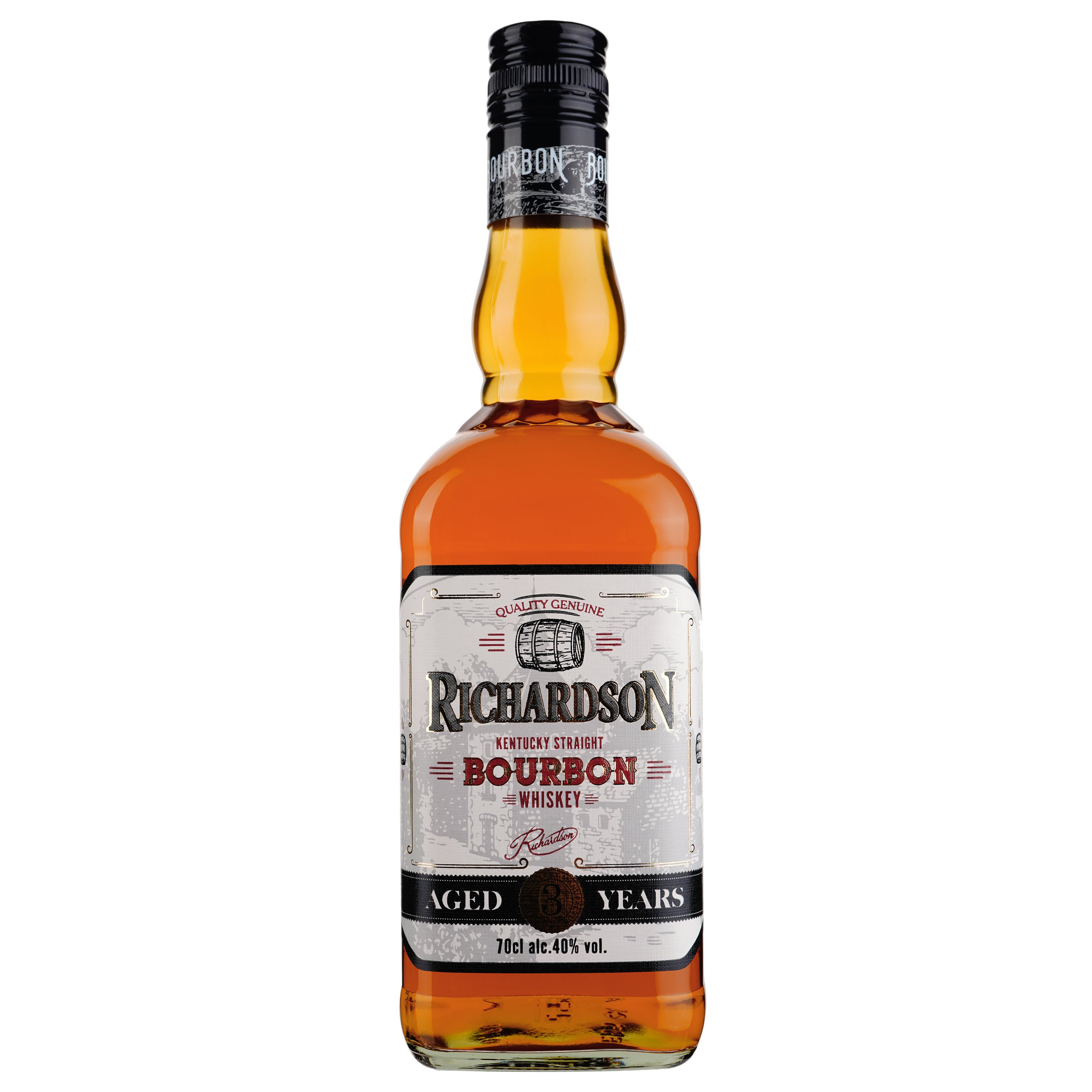 Бурбон Richardson Kentucky Straight Bourbon Whiskey 40% 0.7 л - фото 1