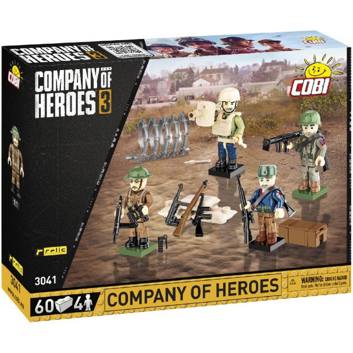 Конструктор Cobi Company of Heroes 3 Компания героев, 60 деталей (COBI-3041) - фото 1