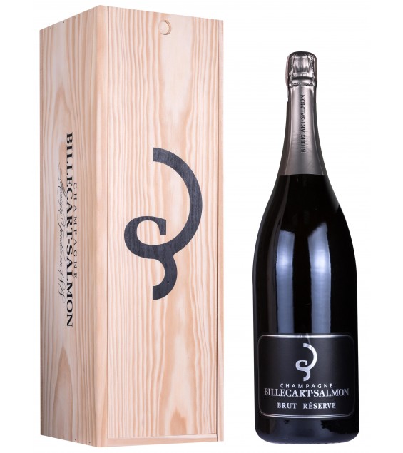 Шампанское Billecart-Salmon Champagne АОС Brut Reserve, белое, брют, 12%, 3 л, в деревянной коробке - фото 1