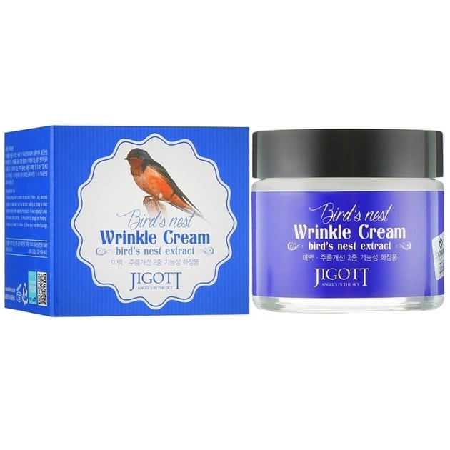 Крем для обличчя Jigott Bird's Nest Wrinkle Cream з екстрактом ластівчиного гнізда, 70 мл - фото 1