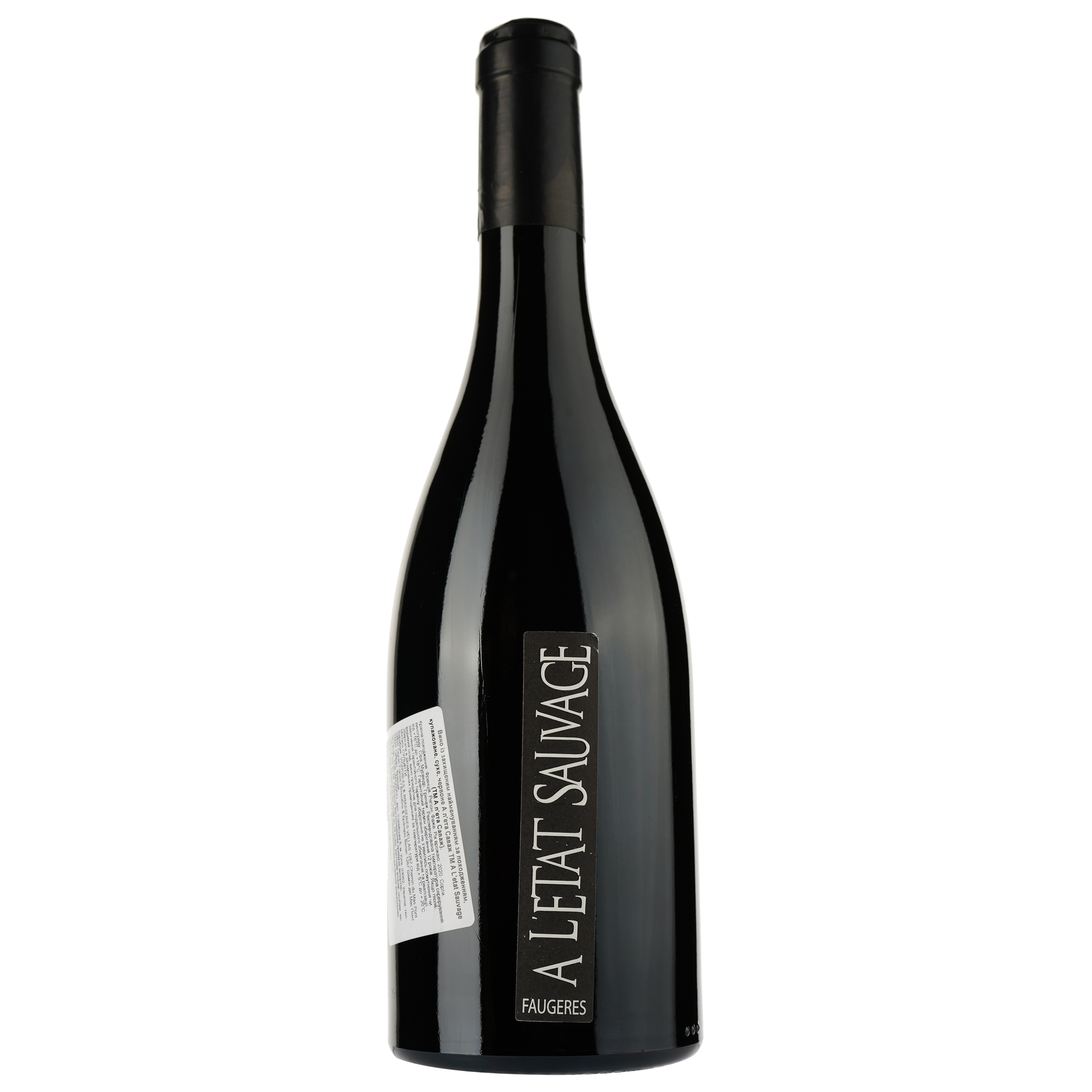 Вино Leo Vareille A L'etat Sauvage Bio 2020 Faugeres AOP, красное, сухое, 0,75 л - фото 1
