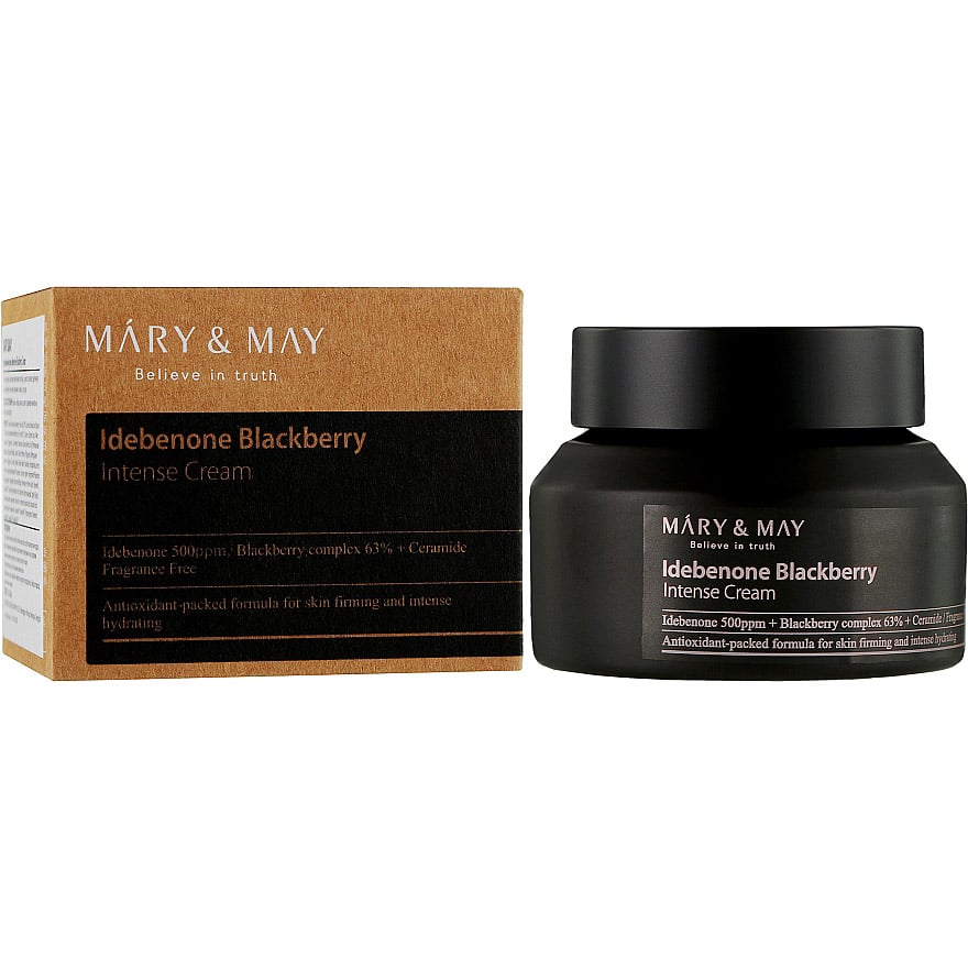 Крем для обличчя Mary & May Idebenone Blackberry Complex Intense Cream, з ідебеноном, 70 г - фото 2