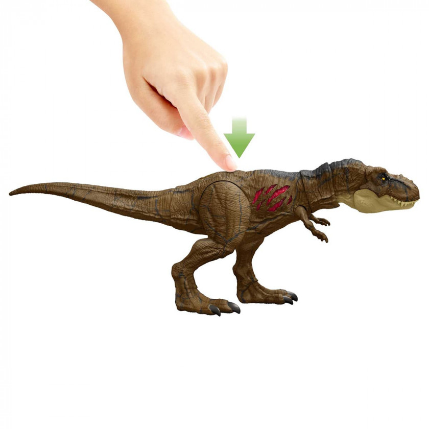 Увеличенная фигурка Аллозавра Jurassic World Опасные противники из фильма Мир Юрского периода (HFK06) - фото 3