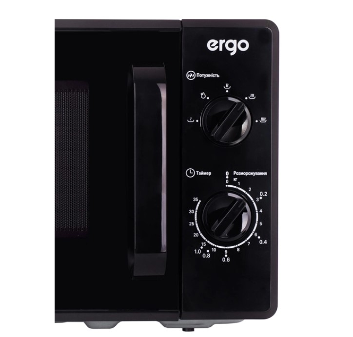 Мікрохвильова піч Ergo EM-2060 чорна - фото 5