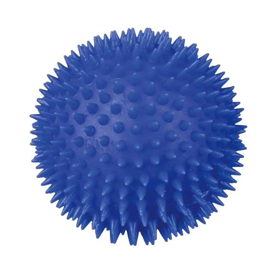 Игрушка для собак Trixie Мяч игольчатый с пищалкой, 10 см, в ассортименте (3412) - фото 1