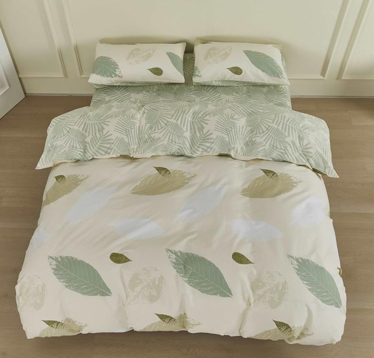 Комплект постельного белья Ardesto Gloria, зеленый с бежевым (ART1622GY) - фото 1