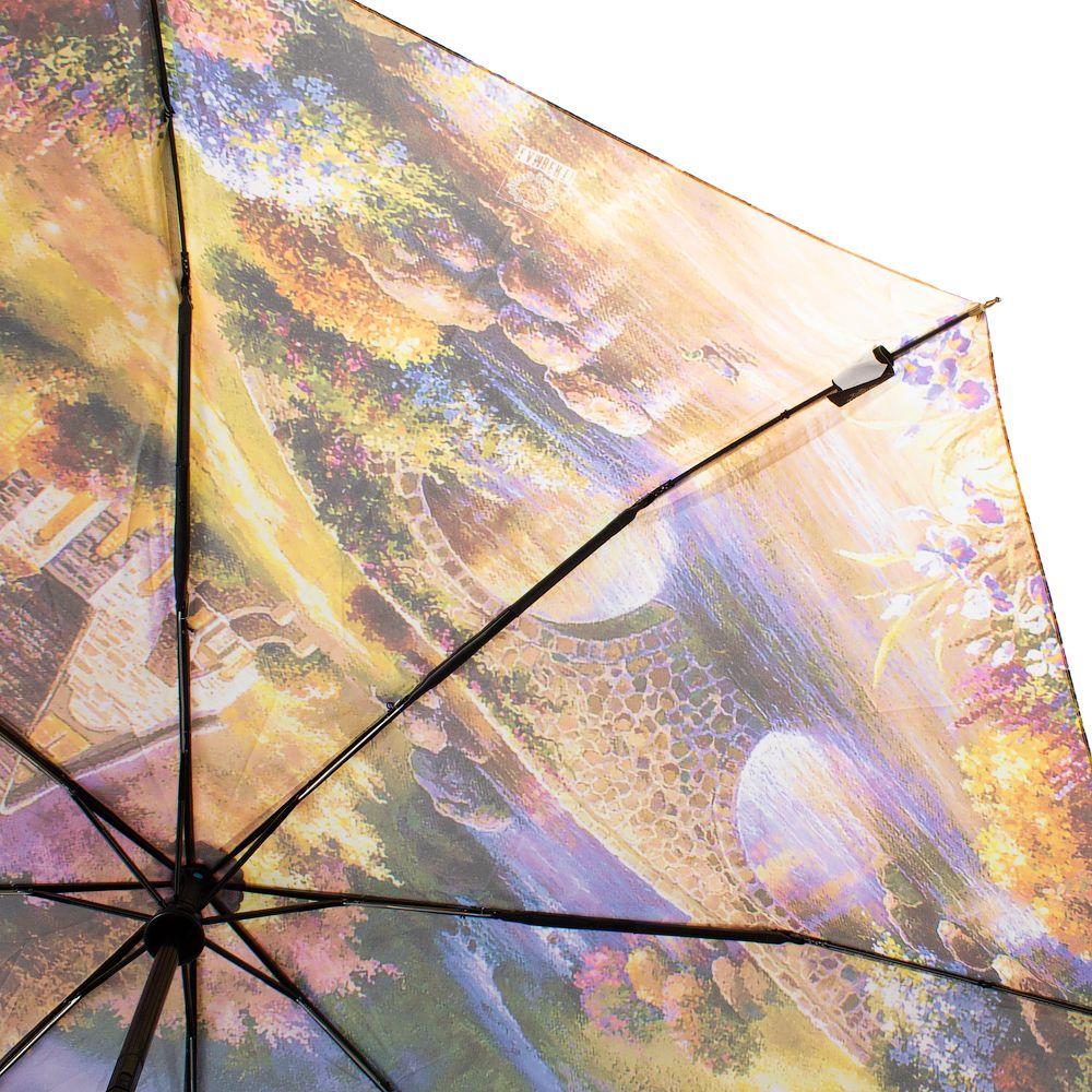 Женский складной зонтик полуавтомат Lamberti 103 см разноцветный - фото 3