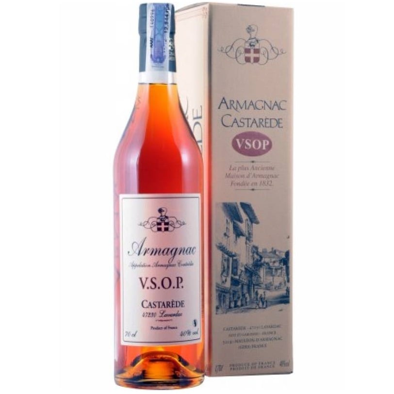 Арманьяк Armagnac Castarede VSOP, подарункова упаковка, 40%, 0,7 л (12264) - фото 1