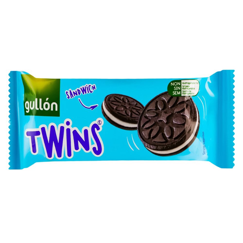 Печенье-сэндвич Gullon Twins шоколадное с кремом 44 г - фото 1