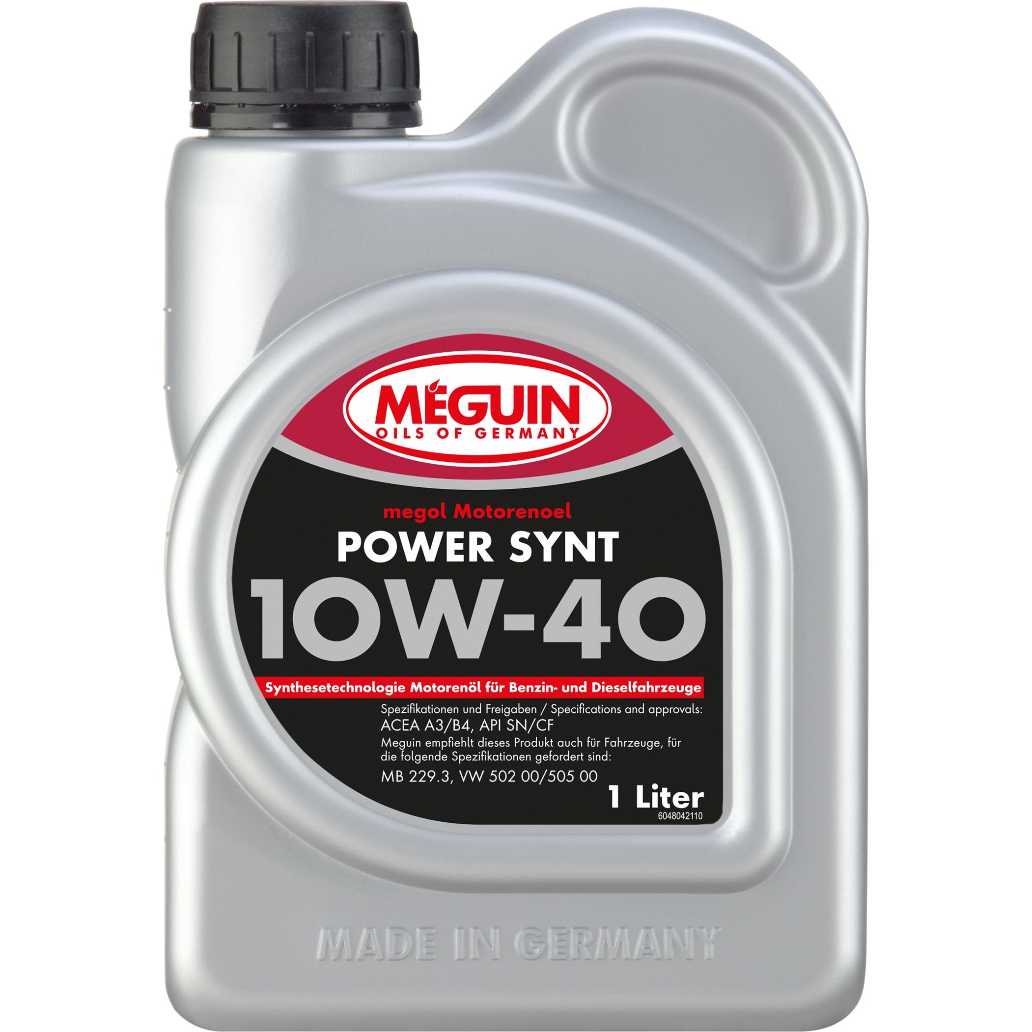 Моторное масло Meguin Power Synt 10W-40 1 л - фото 1