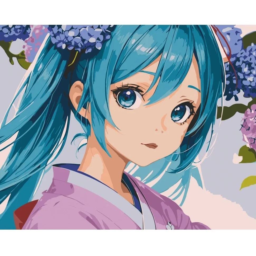 Картина за номерами ArtCraft Hatsune Miku 40x50 см (16093-AC) - фото 1