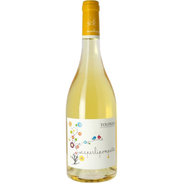 Вино Saperlipompette Blanc Moelleux IGP Comte Tolosan белое полусладкое 0.75 л - фото 1
