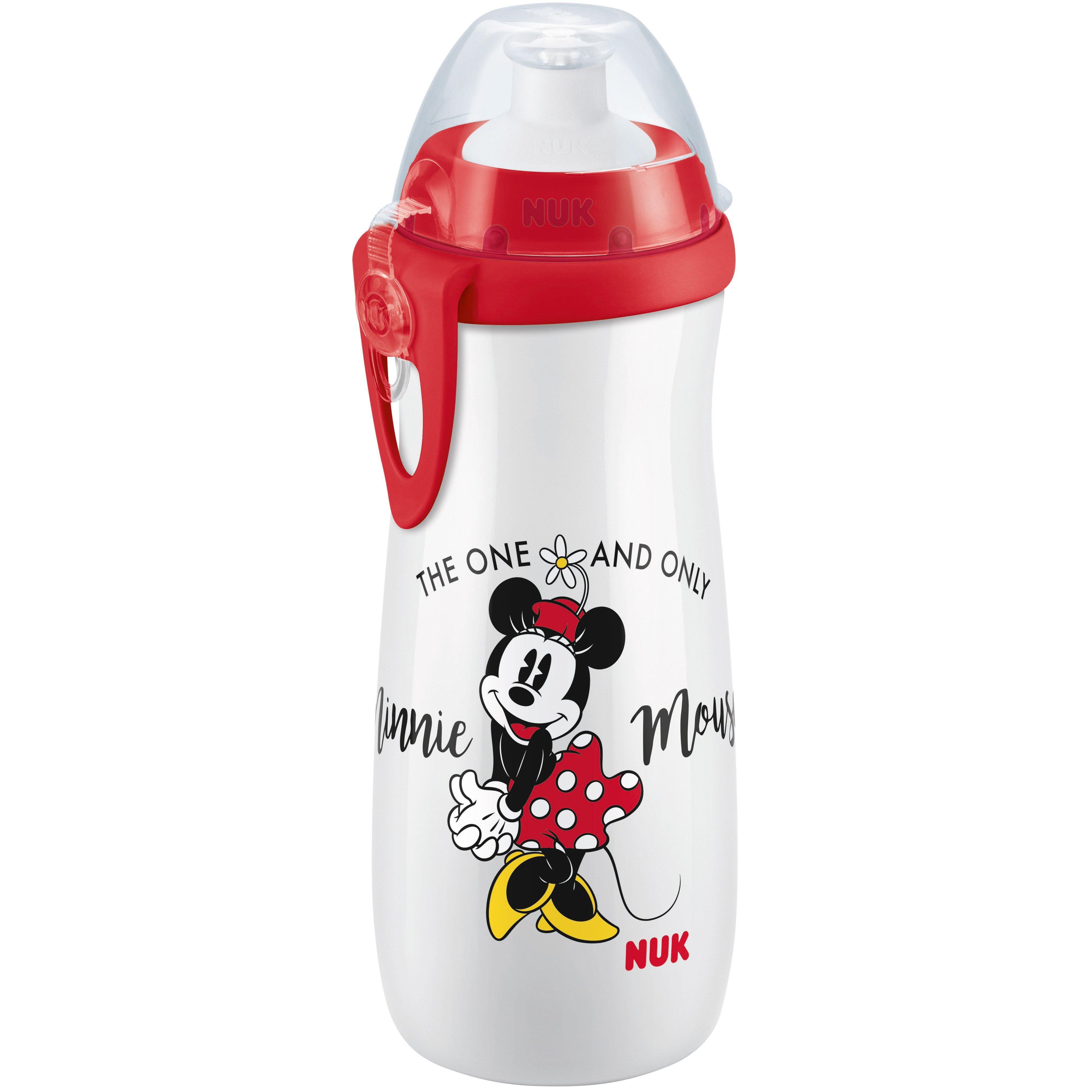 Поильник Nuk Disney Mickey Sport, белый с красным, 450 мл (3952508) - фото 1
