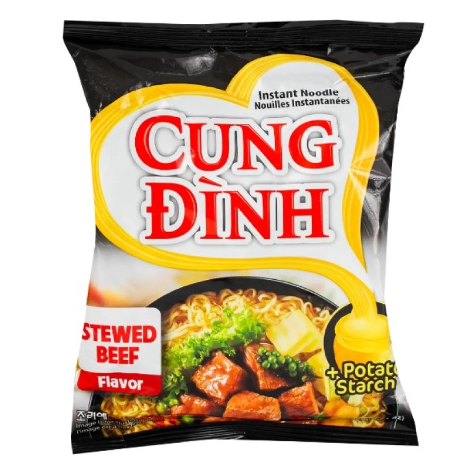 Лапша быстрого приготовления Cung Dinh Stewed Beef 77 г - фото 1