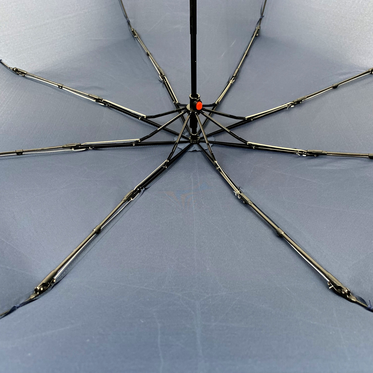 Жіноча складана парасолька механічна S&L 97 см синя - фото 8