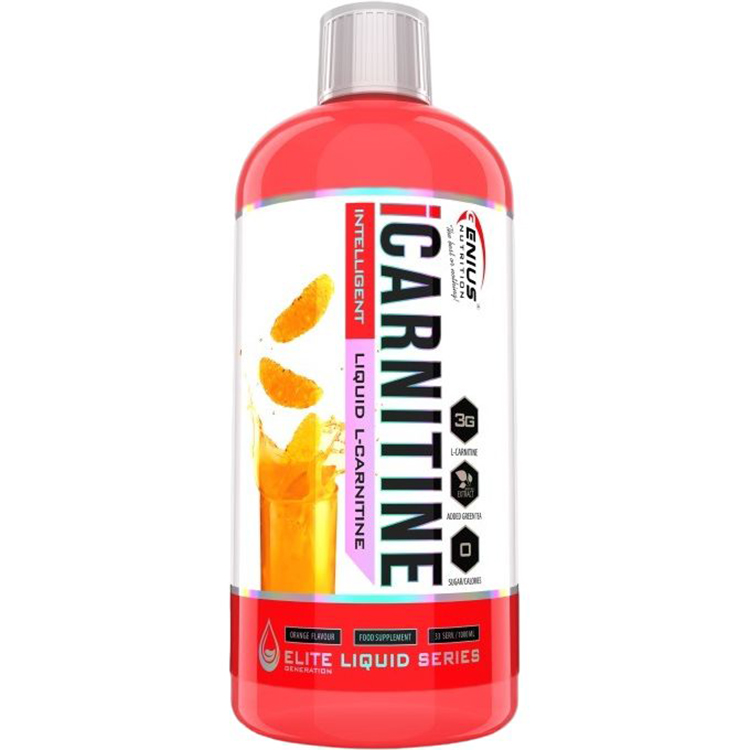 Карнитин Genius Nutrition iCarnitine Liquid 100000 Апельсин 1000 мл - фото 1