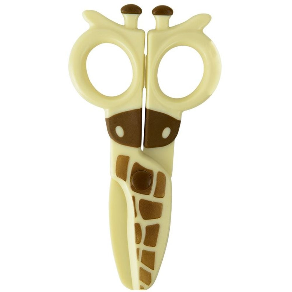 Ножницы детские пластиковые Kite Giraffe безопасные 12 см (K22-008-03) - фото 2