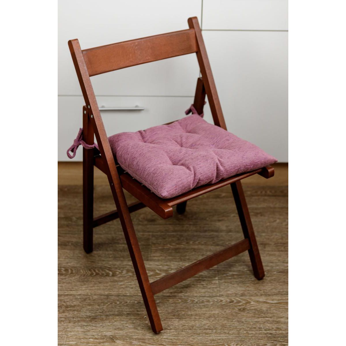 Подушка для стула Прованс Chenilla сиреневая 40x40 см (34849) - фото 2