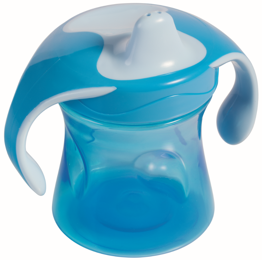 Чашка-непроливайка с ручками Baby-Nova, 220 мл, голубой (3966044) - фото 1