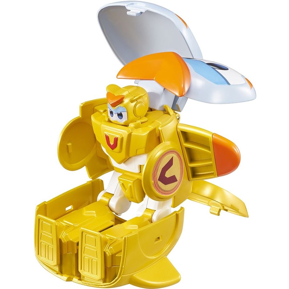 Игровая фигурка-трансформер Super Wings Transforming Super Pet Золотой Мальчик любимец (EU770644) - фото 3