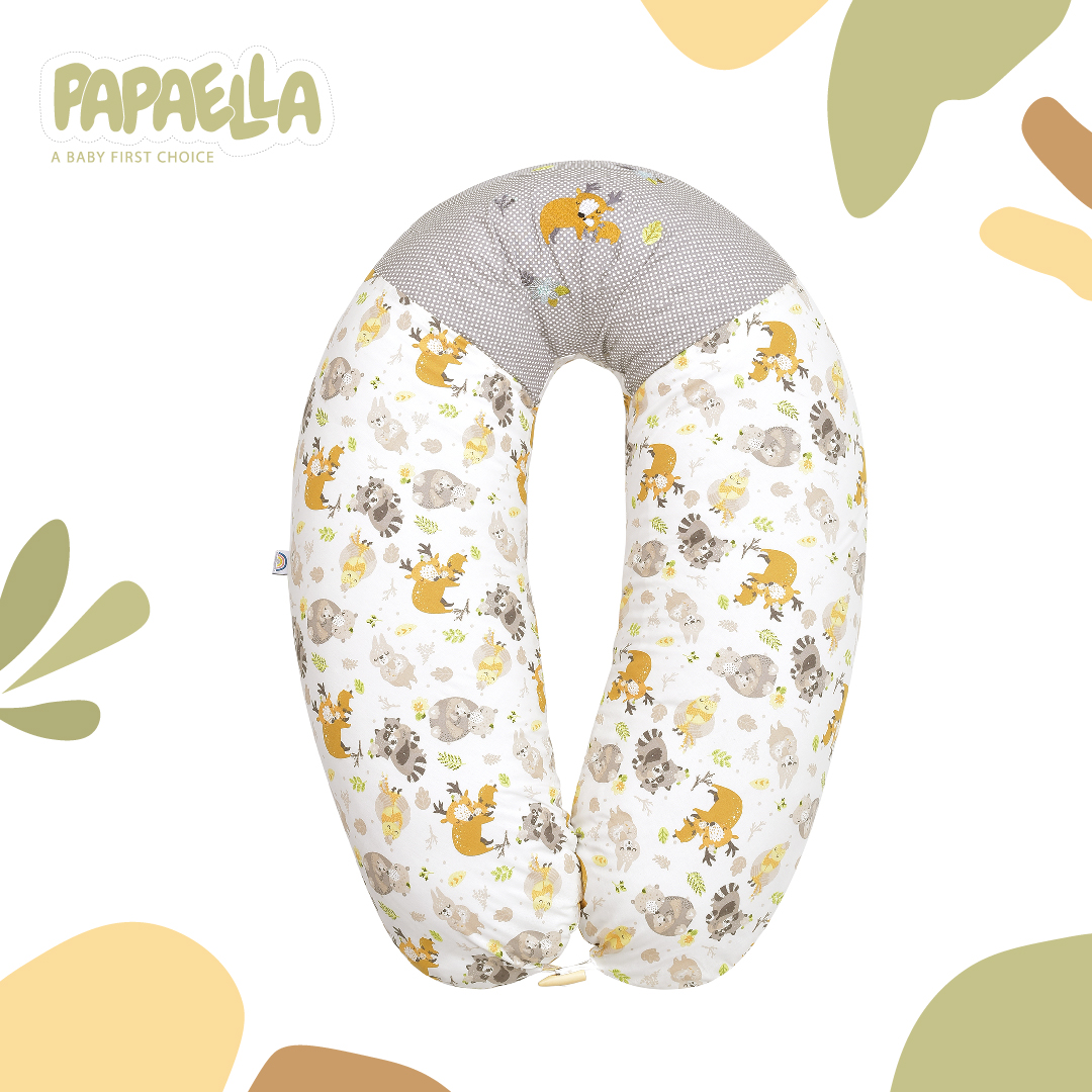 Подушка для беременных и кормления Papaella Обнимашки с вышивкой, 190х30 см (8-31481) - фото 2