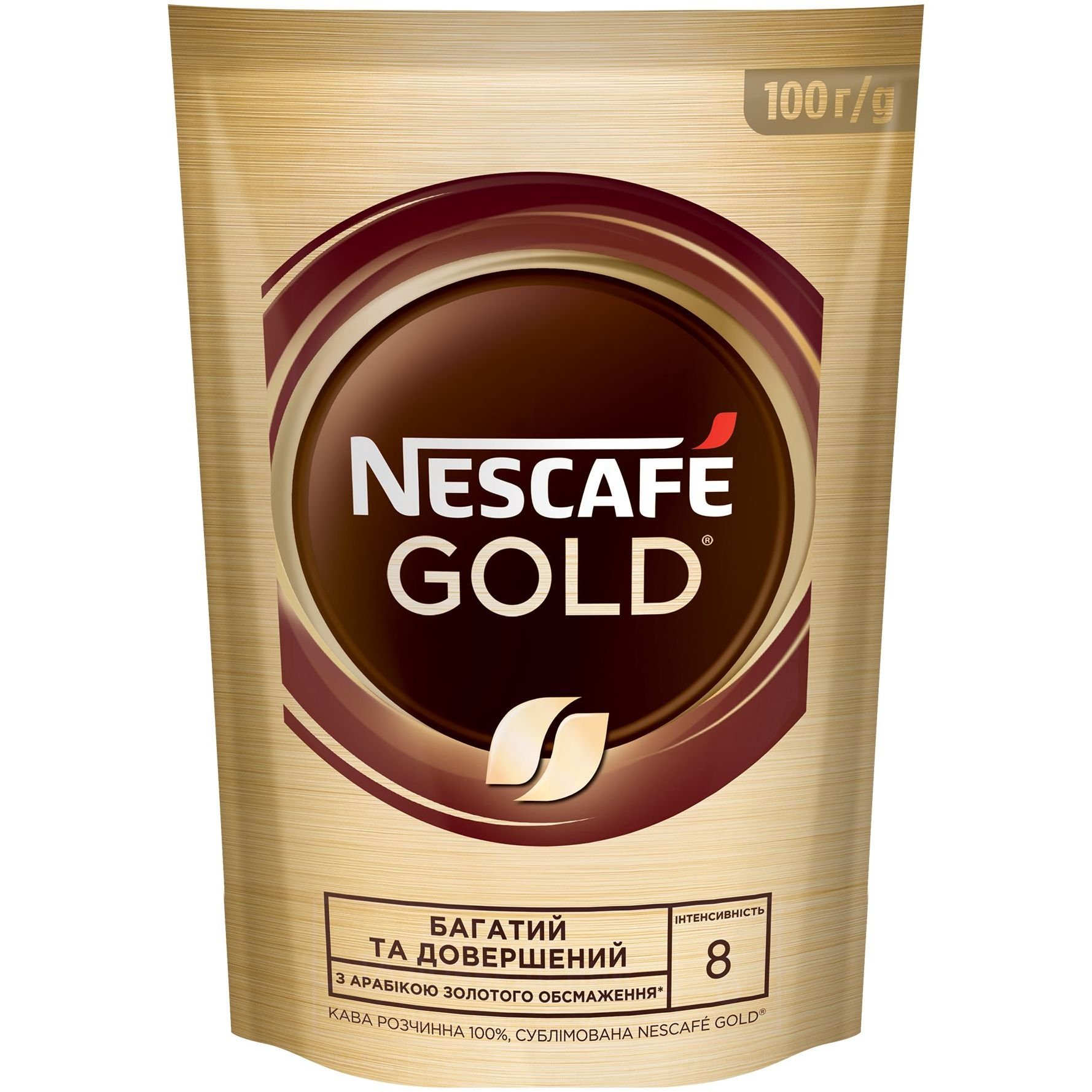 Кава розчинна Nescafe Gold, 100 г - фото 1