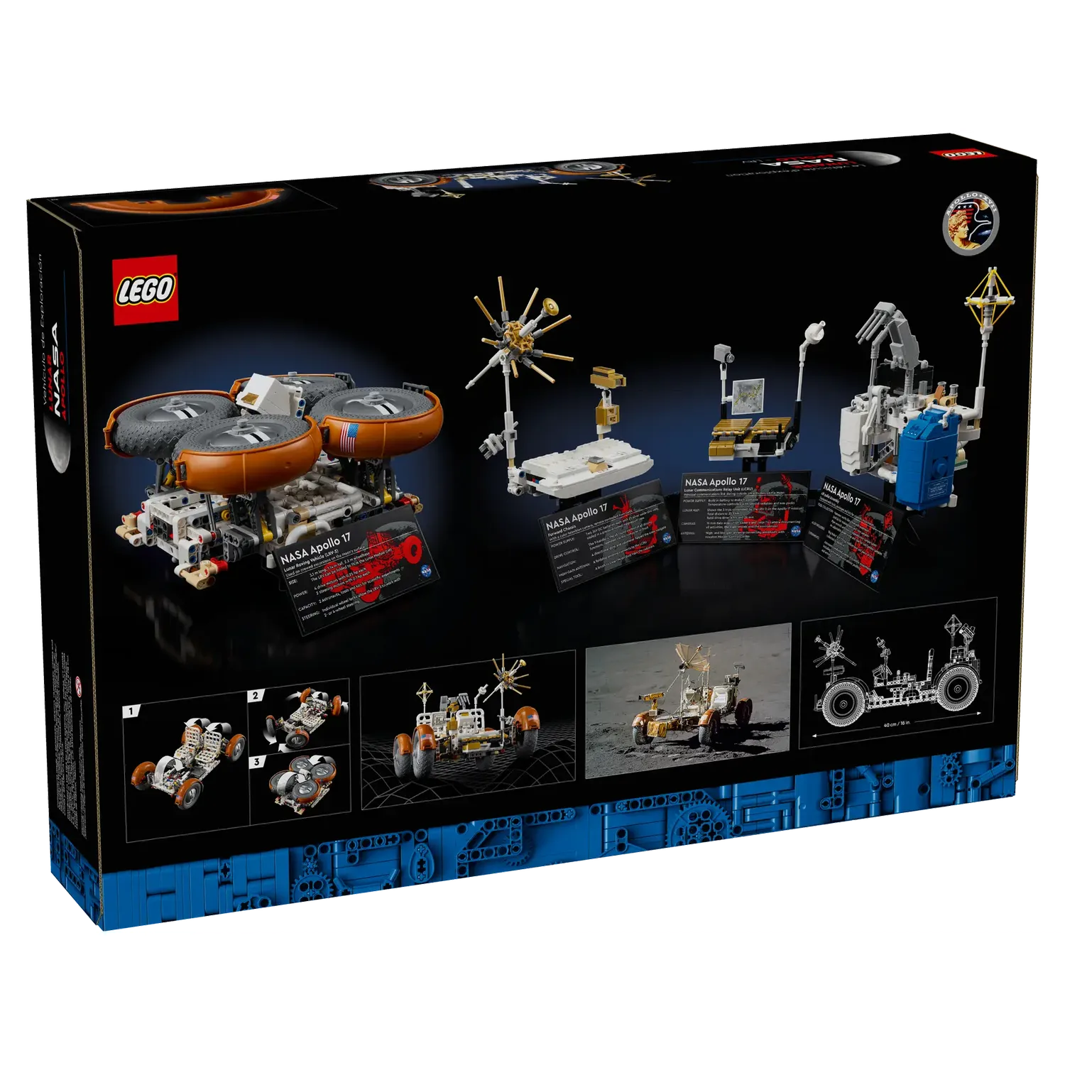 Конструктор LEGO Technic Лунный автомобиль NASA Apollo 1913 деталей (42182) - фото 8