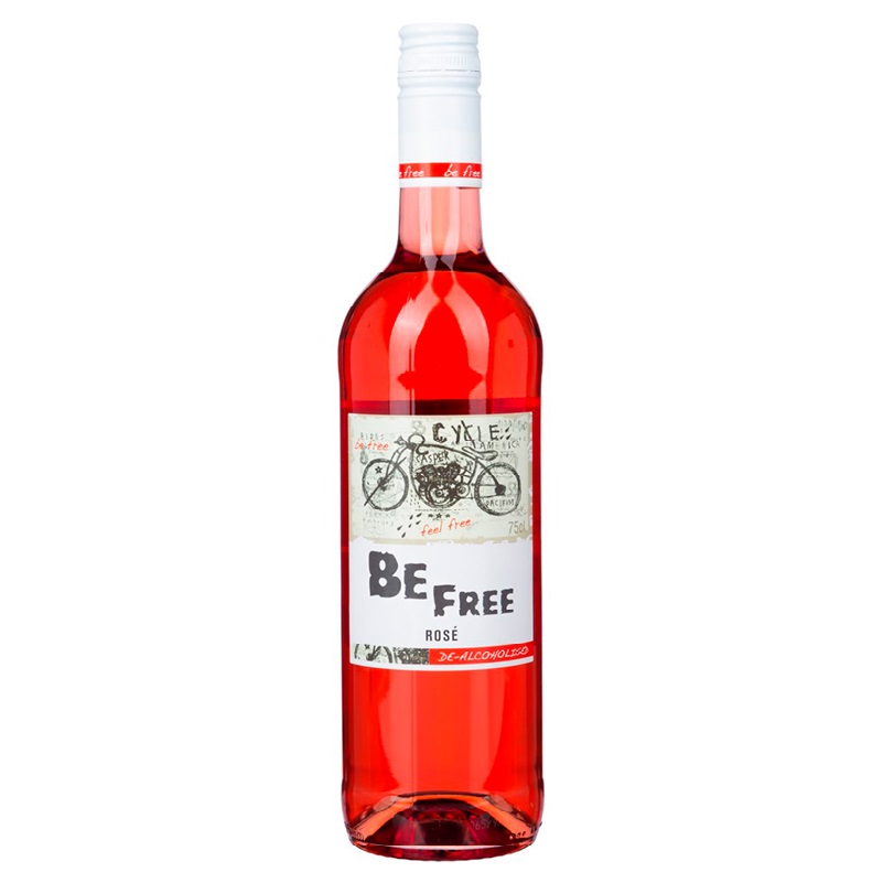 Вино безалкогольне Be Free Rose, рожеве, напівсолодке, 0%, 0,75 л - фото 1