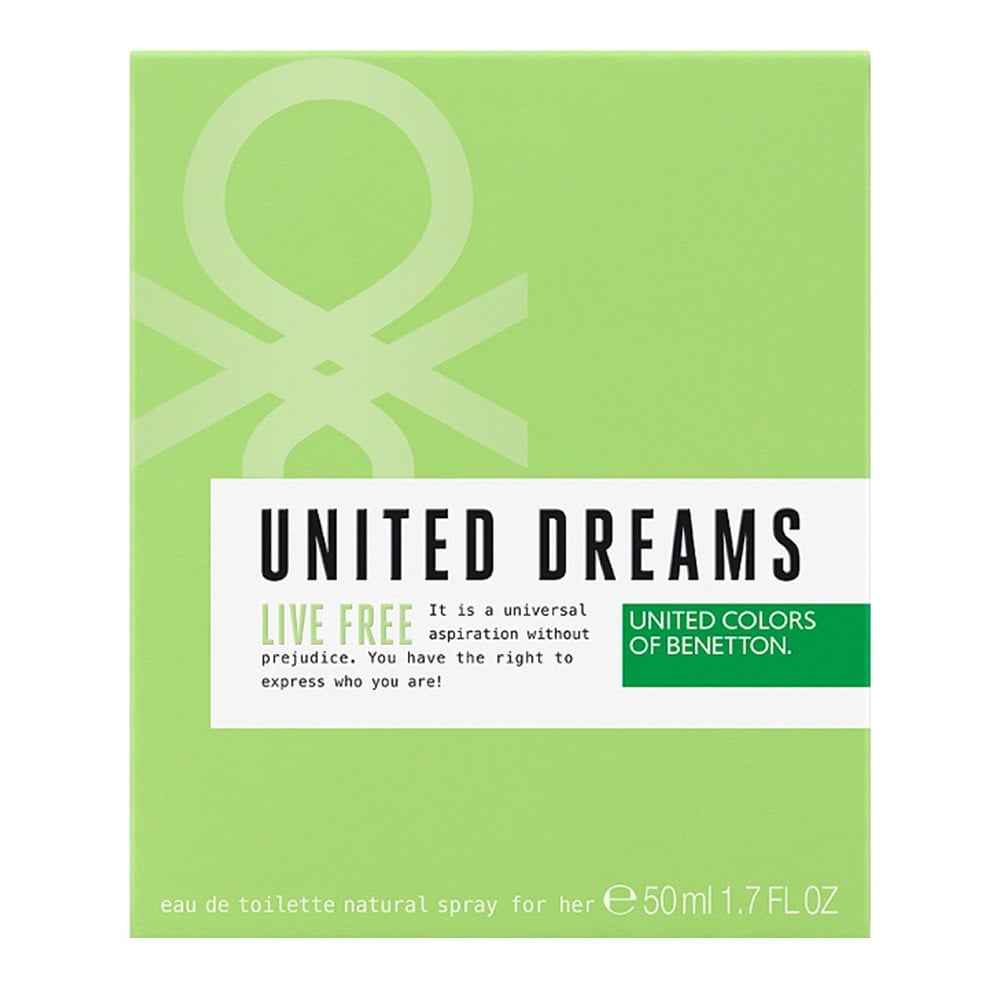 Туалетная вода United Colors of Benetton United Dreams Live Free, 50 мл (65159087) - фото 3