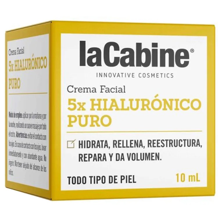 Крем для обличчя La Cabine 5xPure Hyaluronic проти зморшок з гіалуроновою кислотою 10 мл - фото 1