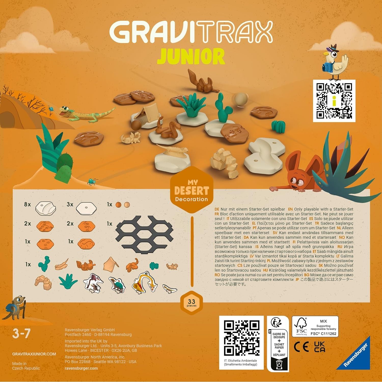 Додатковий набір GraviTrax Junior Extension Пустеля (27076) - фото 2