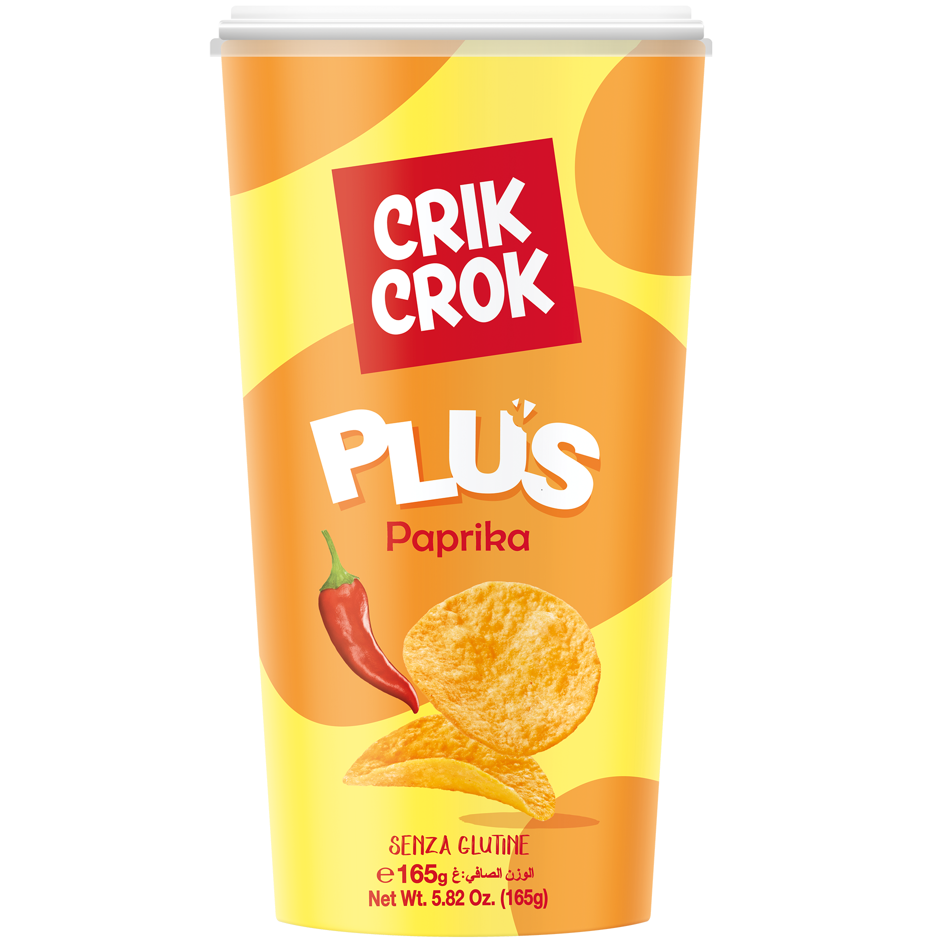 Чипси Crik Crok Plus Паприка 165 г - фото 1