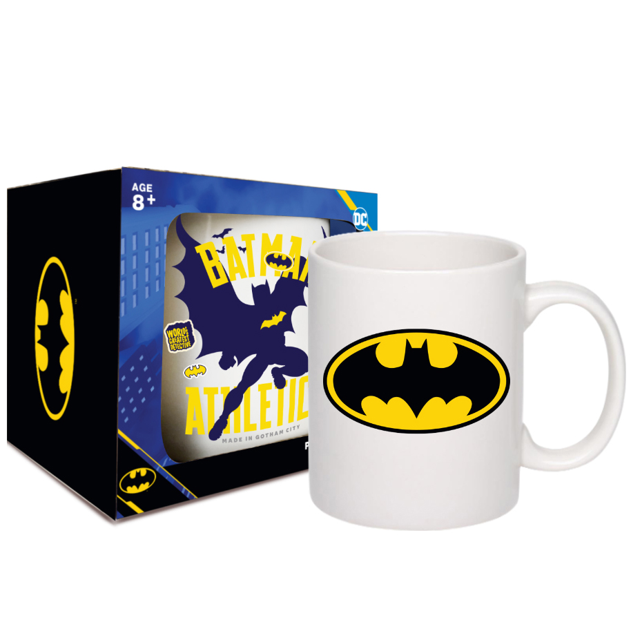 Чашка порцелянова Warner Bros Циліндр Batman Athletics 350 мл (76001598) - фото 1