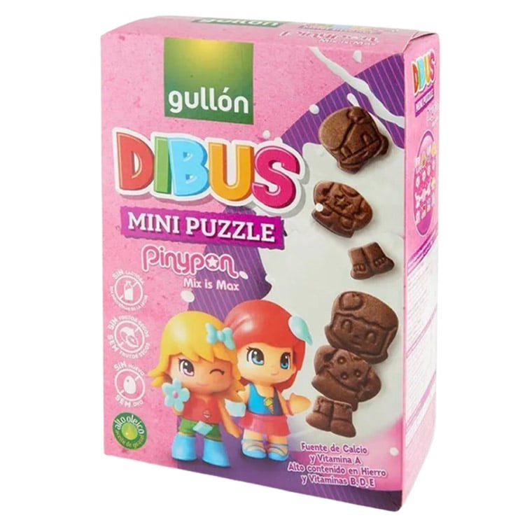 Печиво Gullon Dibus Mini PinyPon, 250 г - фото 1