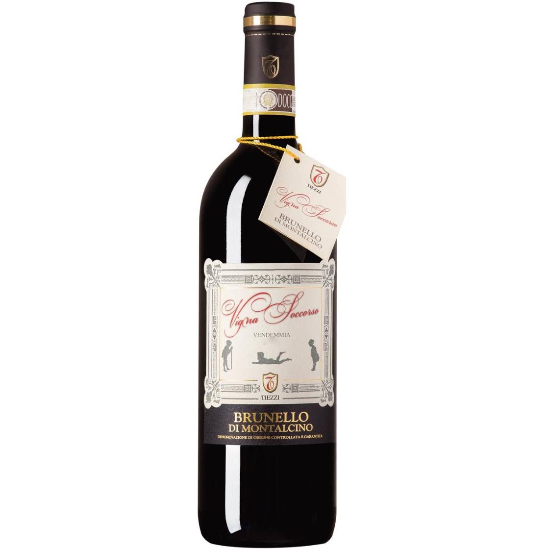 Вино Tiezzi Vigna Soccorso Brunello di Montalcino DOCG, красное, сухое, 0,75 л (ALR16175) - фото 1