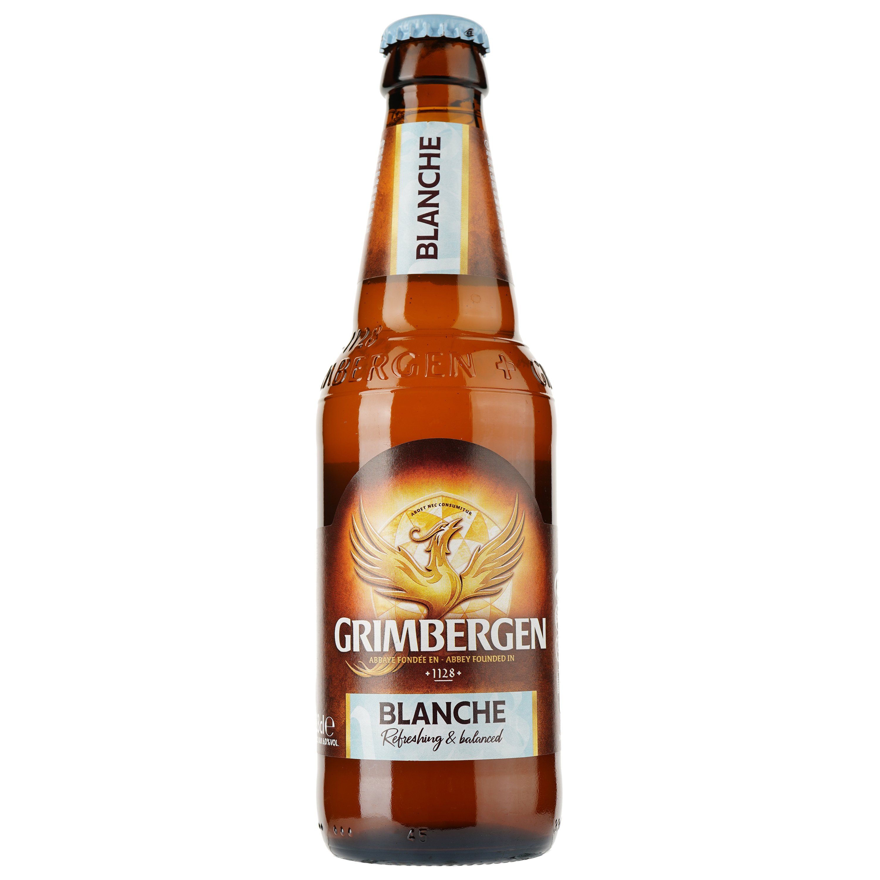 Пиво Grimbergen Blanche, світле, фільтроване, 6%, 0,33 л (520060) - фото 1