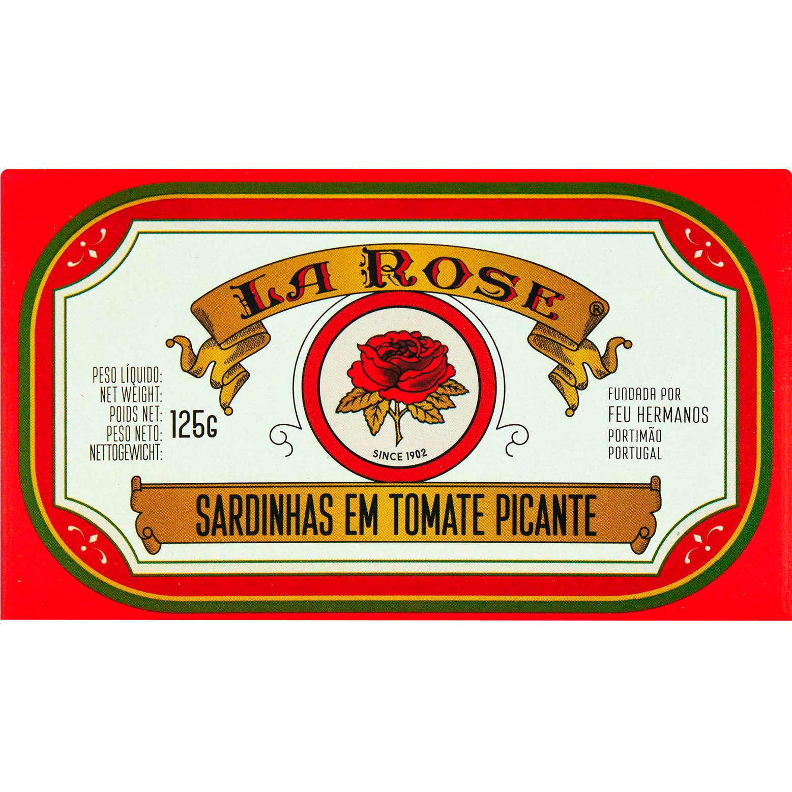 Сардины La Rose в остром томатном соусе 125 г (921061) - фото 1