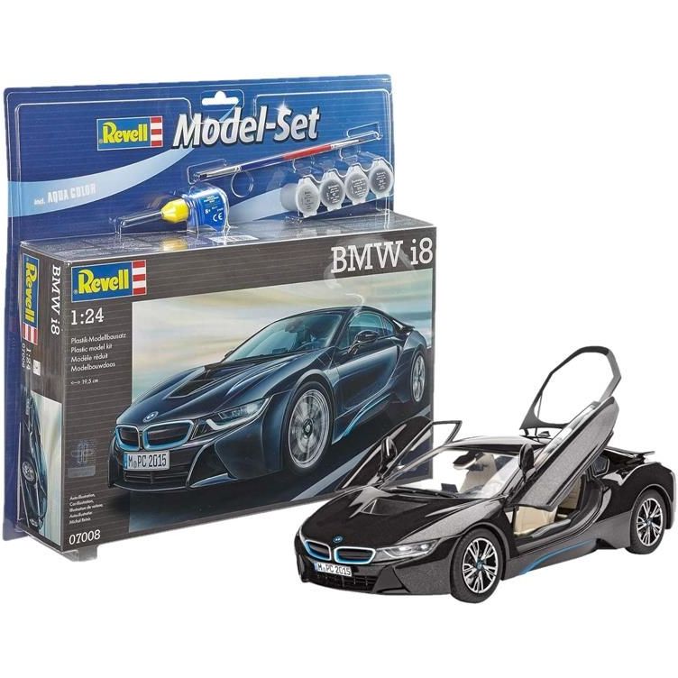 Збірна модель Revell Автомобіль BMW i8 рівень 4, масштаб 1:24, 131 деталь (RVL-67008) - фото 3