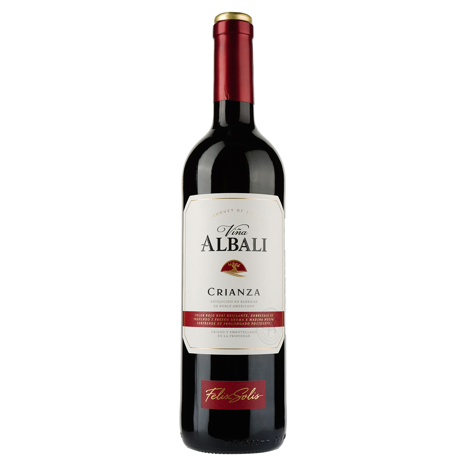 Вино Felix Solis Avantis Vina Albali Crianza, красное, сухое, 13 %, 0,75 л (8000014980031) - фото 1