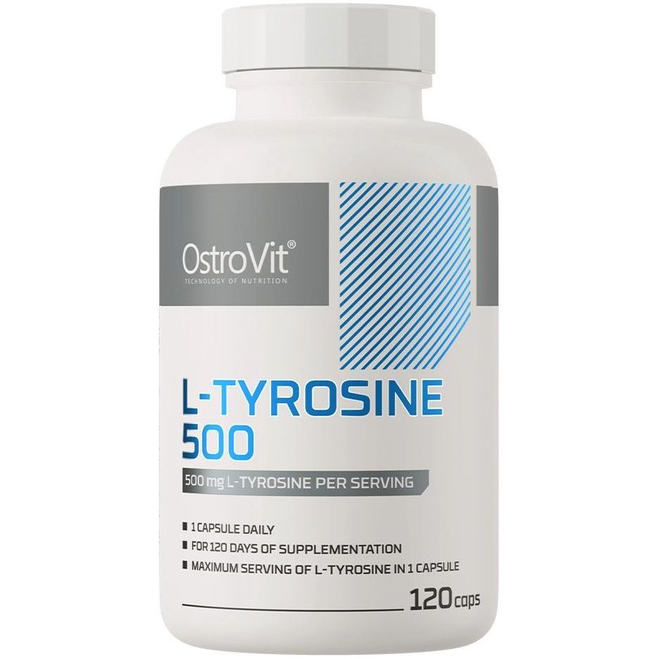 Амінокислота OstroVit L-Tyrosine 500 mg 120 капсул - фото 1