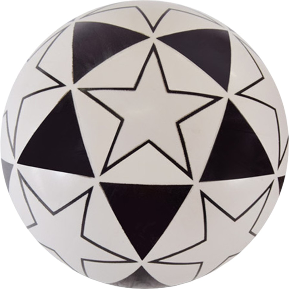 Мячик детский футбольный резиновый Bambi 70 г белый (RB0688(White)) - фото 1