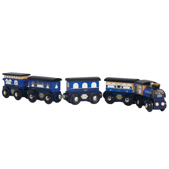Игровой набор Le Toy Van Сумеречный поезд, синий (TV712) - фото 1