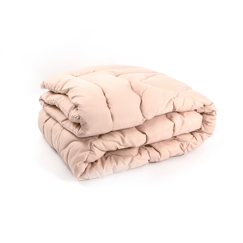 Одеяло шерстяное Руно, 210х155 см, пудровый (317.52ШУ_Пудра) - фото 2