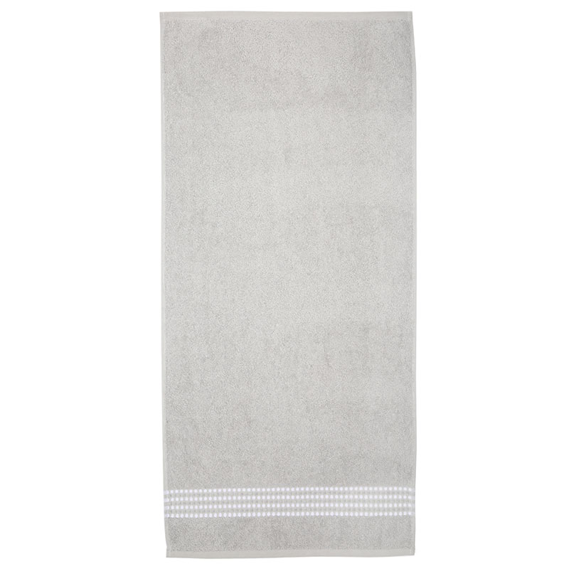 Рушник махровий Maisonette Classy, 50х100 см, світло-сірий (8699965114550) - фото 6